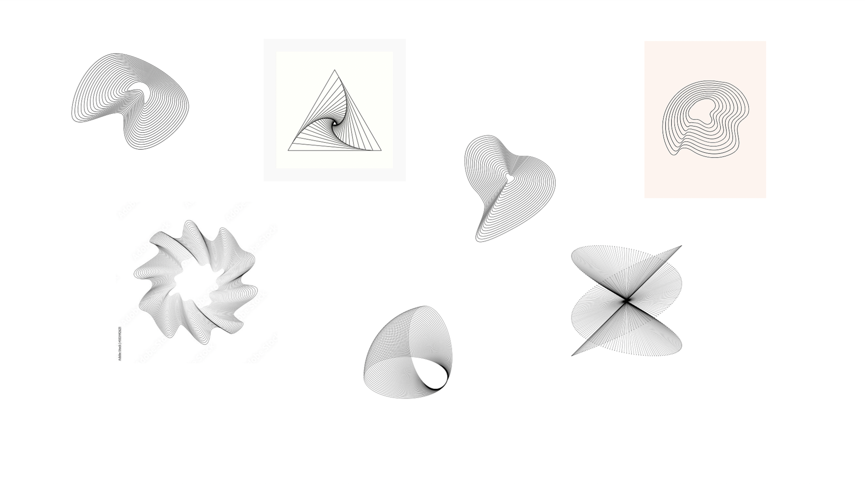 photo of different looped shapes that inspired me to build this tool